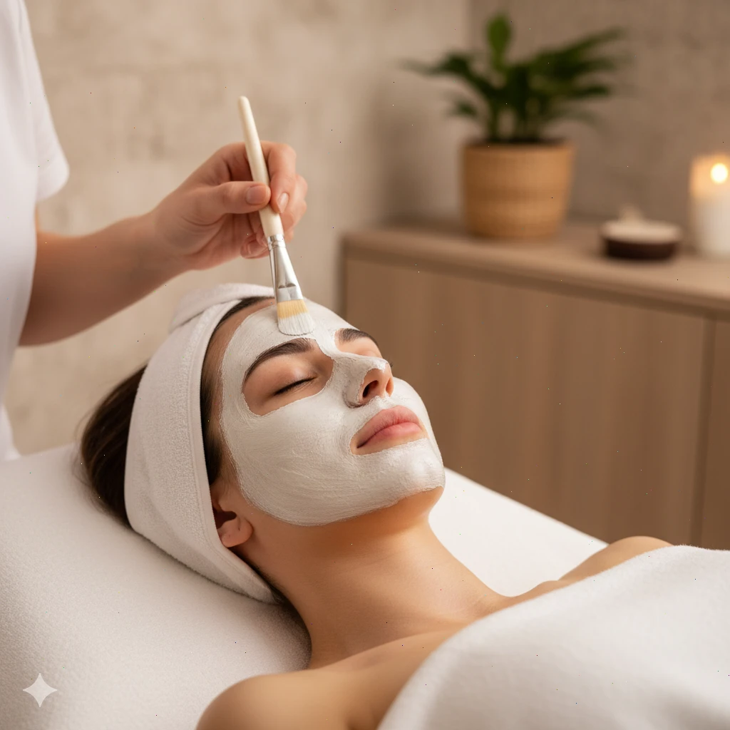 Пилинг: Он выравнивает кожу и заставляет её обновляться.