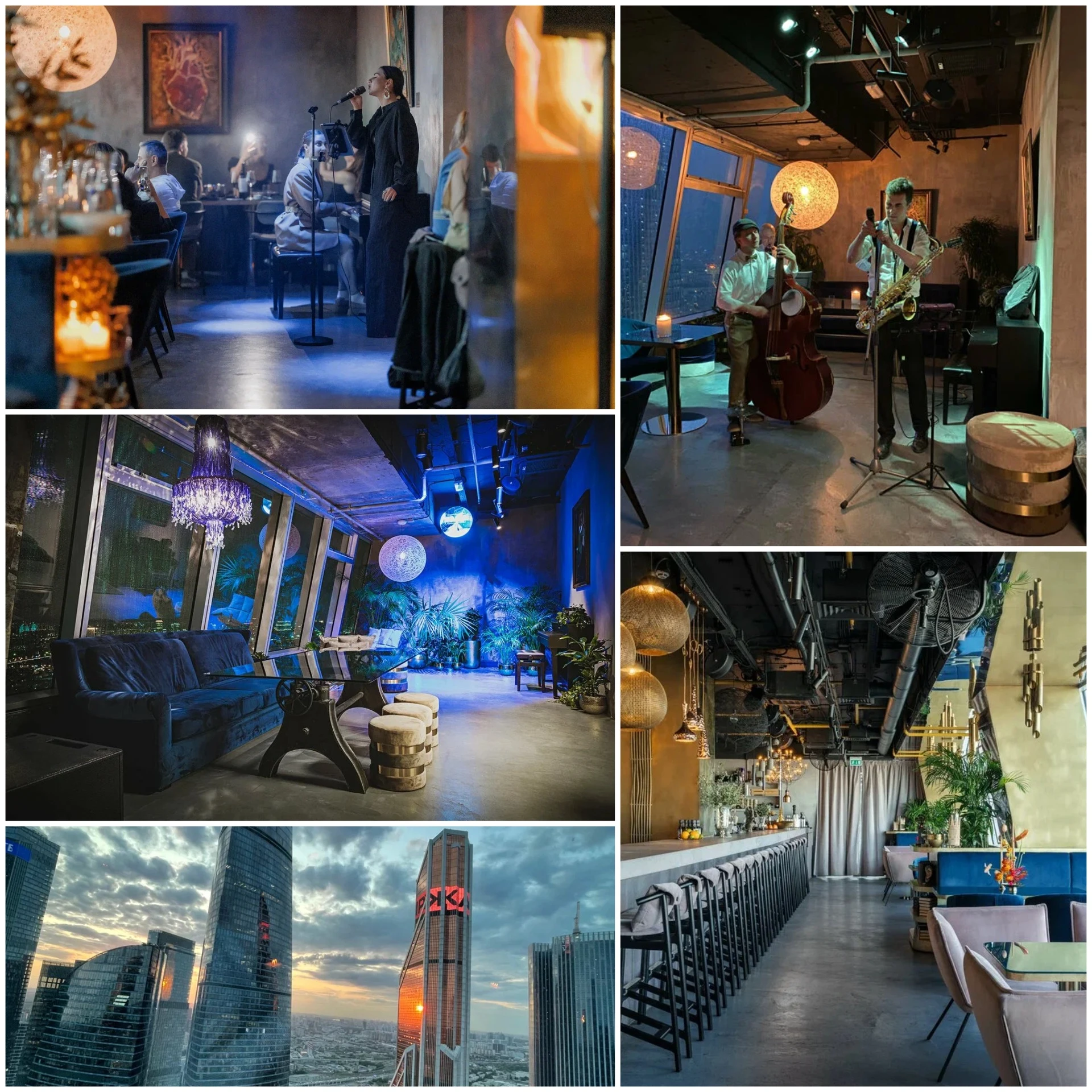 High Bar: здесь можно подняться на 56-й этаж и полюбоваться панорамой Москвы.