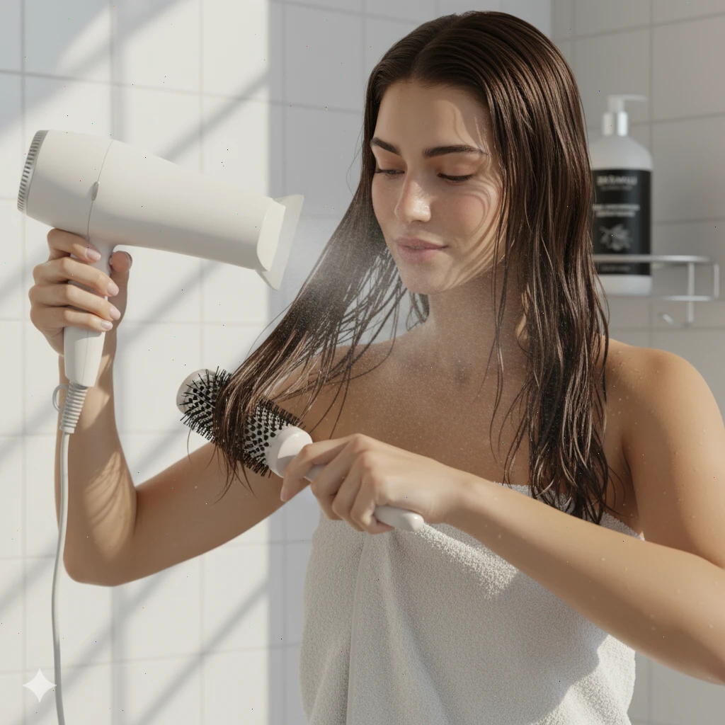 Как правильно сушить волосы, если кожа головы шелушится?